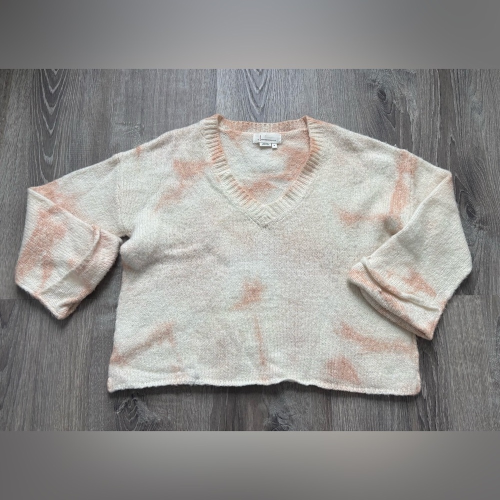 Anthropologie Maggie Bell Sleeve V-Neck Sweater Size XS